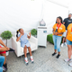 Marsai Martin meets with Icebox Derby competitors, following the race.